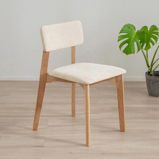 Καρέκλα τραπεζαρίας Nextdeco Natural λευκή Y77x44x52εκ. Καρέκλα τραπεζαρίας Nextdeco Natural λευκή Y77x44x52εκ.