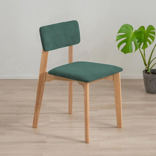 Καρέκλα τραπεζαρίαςNextdeco Natural μασίφ ξύλο πράσινη Y77x44x52εκ. Καρέκλα τραπεζαρίαςNextdeco Natural μασίφ ξύλο πράσινη Y77x44x52εκ.