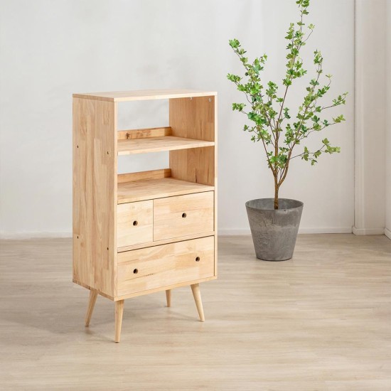 Ραφιέρα με συρτάρια Nextdeco Natural μασίφ ξύλο Υ115x60x40εκ. Ραφιέρα με συρτάρια Nextdeco Natural μασίφ ξύλο Υ115x60x40εκ.