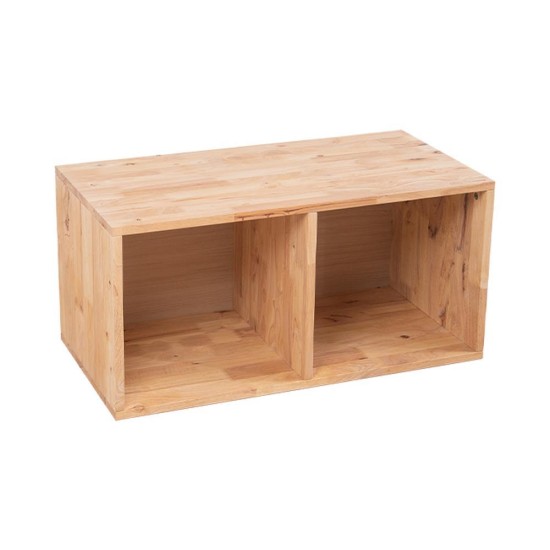 Ξύλινο κουτί ορθογώνιο διπλό Nextdeco Natural Υ39x40x80εκ. Ξύλινο κουτί ορθογώνιο διπλό Nextdeco Natural Υ39x40x80εκ.