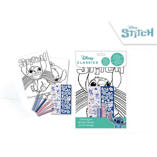 Σετ Ζωγραφικής Stitch με Χρωμοσελίδες - Μολύβια 20x28,5x1εκ.
Σετ Ζωγραφικής Stitch με Χρωμοσελίδες - Μολύβια 20x28,5x1εκ.