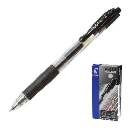 Pilot στυλό jel G2 extra fine μαύρο 0.5mm Pilot στυλό jel G2 extra fine μαύρο 0.5mm