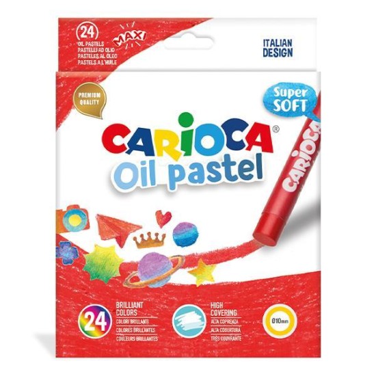 Carioca λαδοπαστέλ 24 χρωμάτων Carioca λαδοπαστέλ 24 χρωμάτων