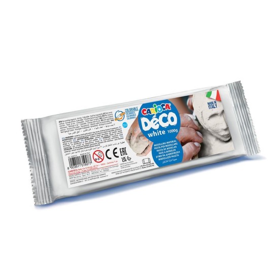 Carioca Decò λευκός πηλός 1000gr.