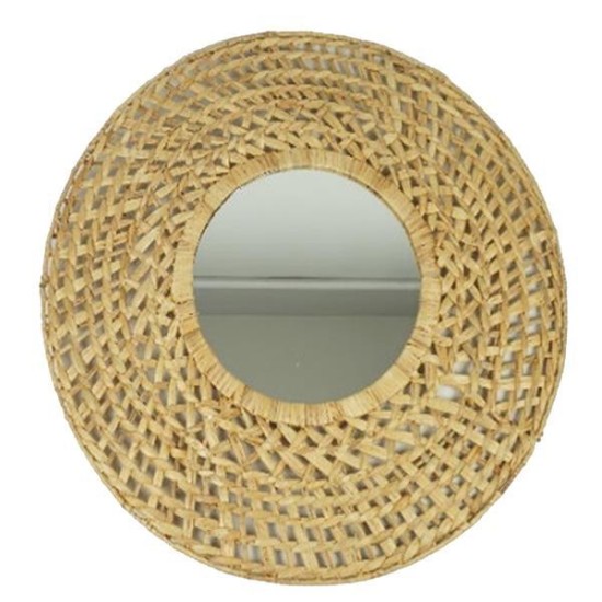 Καθρέφτης στρογγυλός BOHO Ø90εκ. με μεταλλικό πλαίσιο, από rattan επενδεδυμένος με φυσικές θαλάσσιες ίνες. Καθρέφτης στρογγυλός BOHO Ø90εκ. με μεταλλικό πλαίσιο, από rattan επενδεδυμένος με φυσικές θαλάσσιες ίνες.