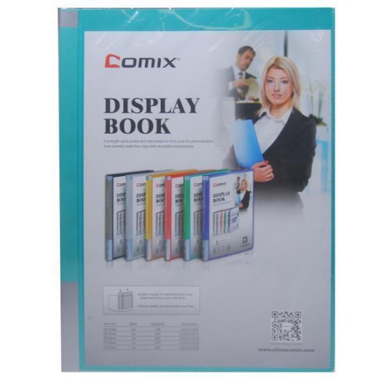 Comix σούπλ 20 φύλλων PP πράσινο Α4 Υ31x23,5x1,5εκ. Comix σούπλ 20 φύλλων PP πράσινο Α4 Υ31x23,5x1,5εκ.