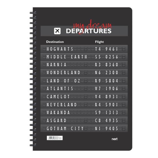 Next trends destinations τετράδιο σπιράλ 3 θέματα 105 φύλλα 17x25εκ. Next trends destinations τετράδιο σπιράλ 3 θέματα 105 φύλλα 17x25εκ.
