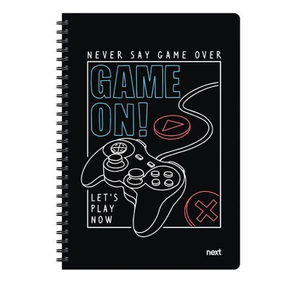 Next trends game on τετράδιο σπιράλ 2 θέματα 70 φύλλα 21x29εκ. Next trends game on τετράδιο σπιράλ 2 θέματα 70 φύλλα 21x29εκ.