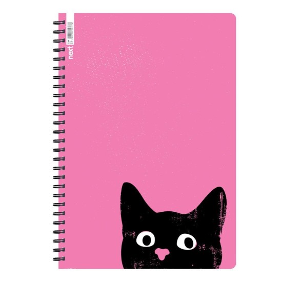 Next trends cat τετράδιο σπιράλ 2 θέματα 70 φύλλα 21x29εκ. Next trends cat τετράδιο σπιράλ 2 θέματα 70 φύλλα 21x29εκ.