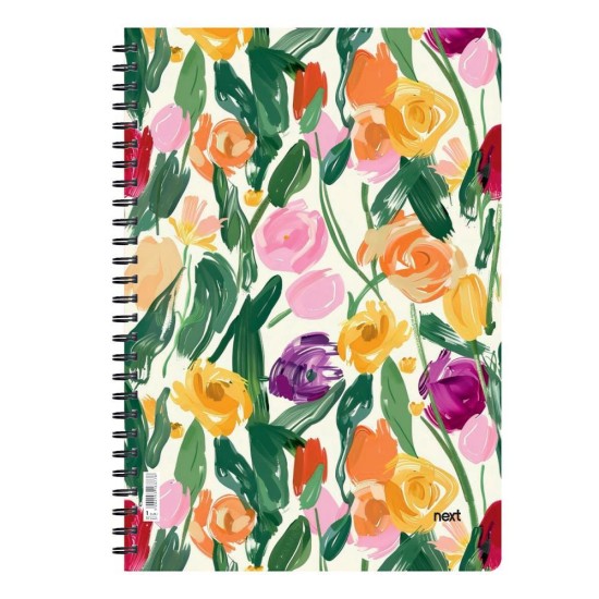 Next trends flowers III τετράδιο σπιράλ 2 θέματα 70 φύλλα 21x29εκ. Next trends flowers III τετράδιο σπιράλ 2 θέματα 70 φύλλα 21x29εκ.