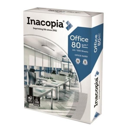 Χαρτί εκτύπωσης Inacopia Α4 80γρ. 500φυλ. Πληρωμή μετρητοίς. Παραλαβή αποκλειστικά από την έδρα μας σε Θεσσαλονίκη.