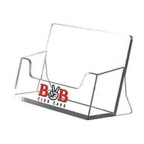 Σταντ ακρυλικό για bussiness cards 5,5x9,5x4εκ. Σταντ ακρυλικό για bussiness cards 5,5x9,5x4εκ.
