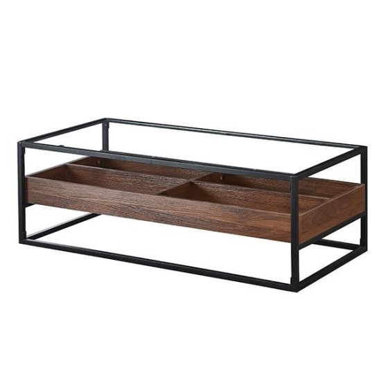 Τραπέζι μεταλλικό Nextdeco επιφάνεια από MDF Υ40x120x60εκ. Τραπέζι μεταλλικό Nextdeco επιφάνεια από MDF Υ40x120x60εκ.