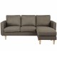 Καναπές γωνιακός Nextdeco Flex καφέ Υ83x197x137εκ Καναπές γωνιακός Nextdeco Flex καφέ Υ83x197x137εκ