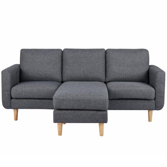 Καναπές γωνιακός Nextdeco Flex σκούρο γκρι Υ83x197x137εκ Καναπές γωνιακός Nextdeco Flex σκούρο γκρι Υ83x197x137εκ