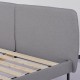 Κρεβάτι διπλό Nextdeco Jakarta khaki 160x200xY61εκ. Κρεβάτι διπλό Nextdeco Jakarta khaki 160x200xY61εκ.