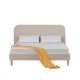 Κρεβάτι διπλό Nextdeco Manila beige 160x200xY87εκ. Κρεβάτι διπλό Nextdeco Manila beige 160x200xY87εκ.