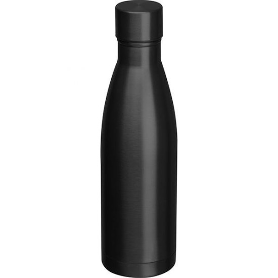 Θερμός - μπουκάλι μαύρο 500 ml. inox Υ25xØ7εκ. Θερμός - μπουκάλι μαύρο 500 ml. inox Υ25xØ7εκ.