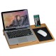 Βάση για laptop μπαμπού 52x29x7,5εκ Βάση για laptop μπαμπού 52x29x7,5εκ