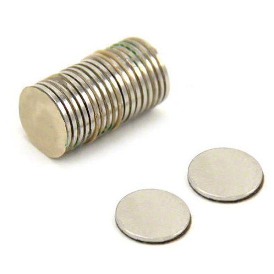 Μαγνήτης νίκελ Ø10mmx1mm πάχος (100 τμχ) Μαγνήτης νίκελ Ø10mmx1mm πάχος (100 τμχ)