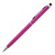 Στυλό- touch pen φουξ 13xØ0,6εκ. Δυνατότητα εκτύπωσης.