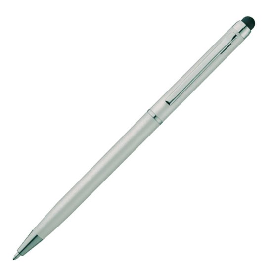 Στυλό- touch pen ασημί 13xØ0,6εκ.  Δυνατότητα εκτύπωσης.