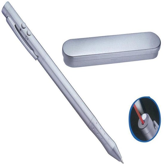 Στυλό 4 σε 1 laser - led σε μεταλλική θήκη Στυλό 4 σε 1 laser - led σε μεταλλική θήκη