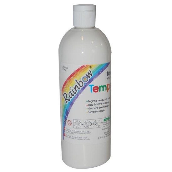 Rainbow τέμπερα λευκή 500ml Rainbow τέμπερα λευκή 500ml