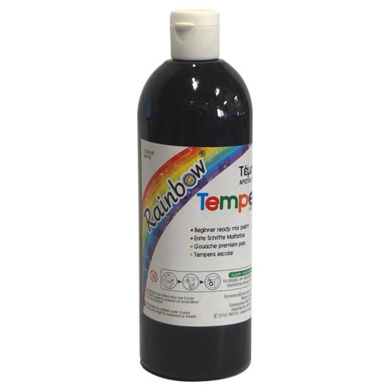 Rainbow τέμπερα μαύρη 500ml Rainbow τέμπερα μαύρη 500ml
