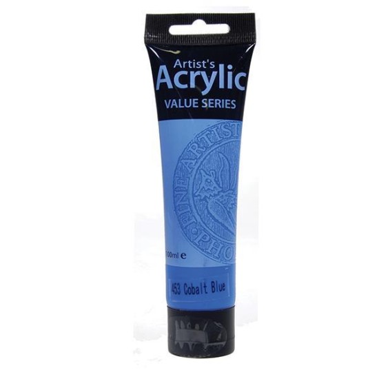 Phoenix ακρυλικό χρώμα 423 cobalt blue, σωληνάριο 100ml Phoenix ακρυλικό χρώμα 423 cobalt blue, σωληνάριο 100ml