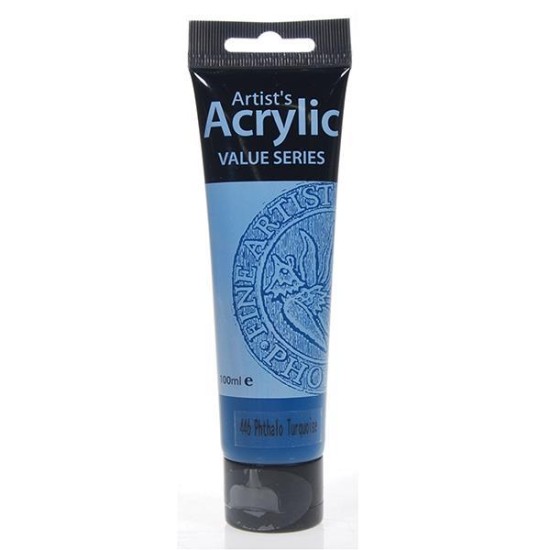 Phoenix ακρυλικό χρώμα 446 phthalo turquoise, σωληνάριο 100ml Phoenix ακρυλικό χρώμα 446 phthalo turquoise, σωληνάριο 100ml