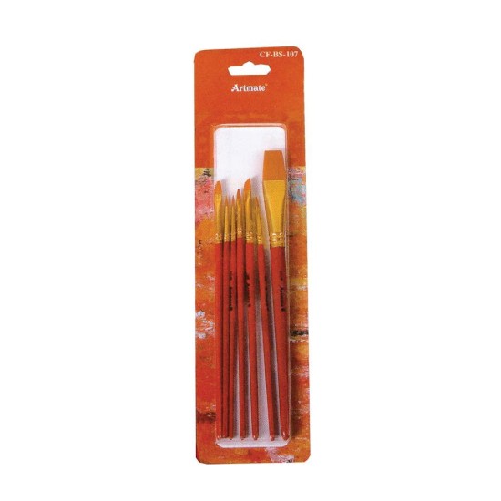 Artmate σετ 7 πινέλα σε blister Artmate σετ 7 πινέλα σε blister