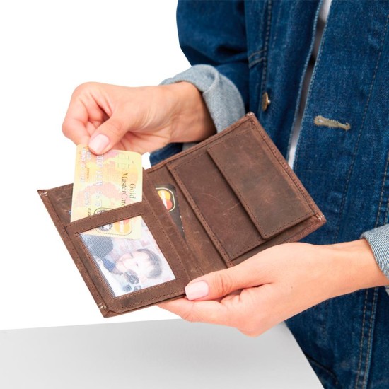 Πορτοφόλι δερμάτινο 12x10x2.2εκ. Πορτοφόλι δερμάτινο 12x10x2.2εκ.