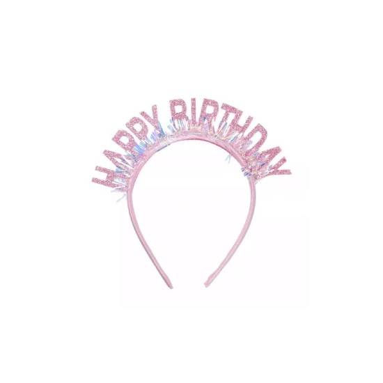 Στέκα Happy Birthday ροζ Στέκα Happy Birthday ροζ