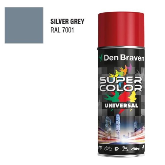 Den Braven SC UNIVERSAL ακρυλικό σπρέι γκρι 400ml Den Braven SC UNIVERSAL ακρυλικό σπρέι γκρι 400ml
