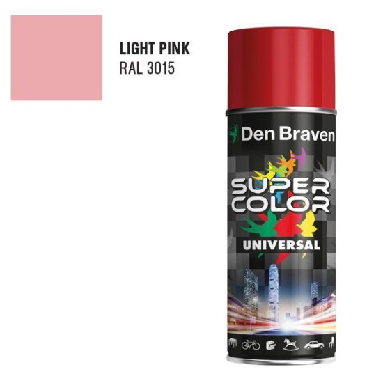 Den Braven SC UNIVERSAL ακρυλικό σπρέι ροζ 400ml Den Braven SC UNIVERSAL ακρυλικό σπρέι ροζ 400ml