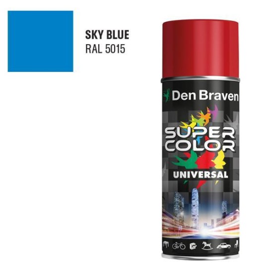 Den Braven SC UNIVERSAL ακρυλικό σπρέι μπλε ανοιχτό 400ml Den Braven SC UNIVERSAL ακρυλικό σπρέι μπλε ανοιχτό 400ml