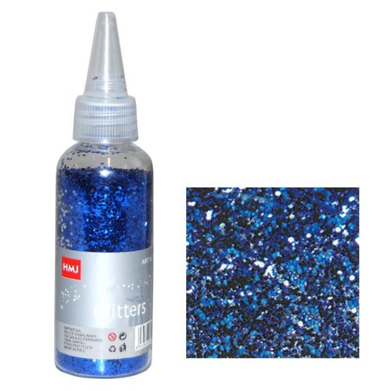 Glitter νιφάδες 1/24'' σε μπουκάλι μπλε 30γρ. Glitter νιφάδες 1/24'' σε μπουκάλι μπλε 30γρ.