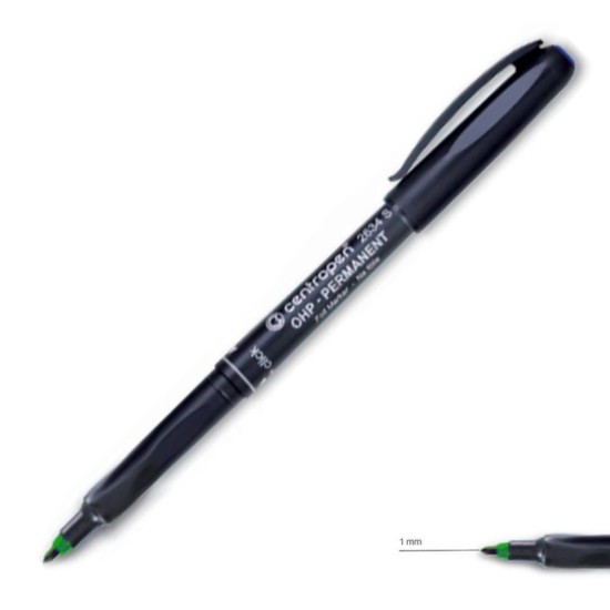 Centropen μαρκαδόρος ανεξίτηλος πράσινο medium 1mm Centropen μαρκαδόρος ανεξίτηλος πράσινο medium 1mm