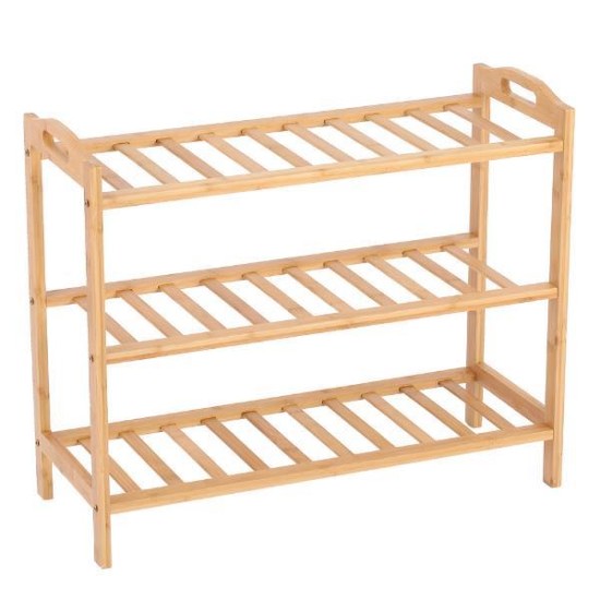 Παπουτσοθήκη bamboo 9 ζευγαριών 65x26x54εκ. Παπουτσοθήκη bamboo 9 ζευγαριών 65x26x54εκ.