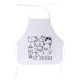 Ποδιά non woven λευκή σετ 5τμχ. 43,5x43εκ. Ποδιά non woven λευκή σετ 5τμχ. 43,5x43εκ.