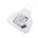Ποδιά non woven λευκή σετ 5τμχ. 43,5x43εκ. Ποδιά non woven λευκή σετ 5τμχ. 43,5x43εκ.