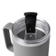 Θερμός - κούπα 600 ml γκρι ανοξείδωτο ατσάλι Υ18,9xØ9εκ.
