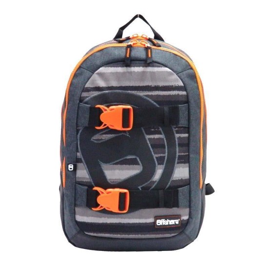 Bagtrotter τσάντα πλάτης μαύρο-γκρι 51x33x20εκ. Bagtrotter τσάντα πλάτης μαύρο-γκρι 51x33x20εκ.