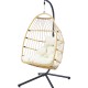 Κρεμαστή κούνια Nextdeco Wanda rattan με λευκά μαξιλάρια Υ110x85x62εκ. Κρεμαστή κούνια Nextdeco Wanda rattan με λευκά μαξιλάρια Υ110x85x62εκ.