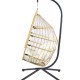 Κρεμαστή κούνια Nextdeco Wanda rattan με λευκά μαξιλάρια Υ110x85x62εκ. Κρεμαστή κούνια Nextdeco Wanda rattan με λευκά μαξιλάρια Υ110x85x62εκ.