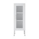 Ντουλάπι μεταλλικό Nextdeco με πλέγμα λευκό Υ102x40x40εκ
