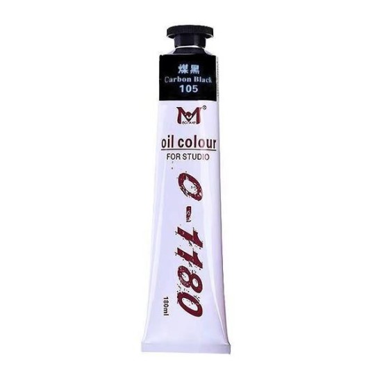 Χρώμα λαδιού 105 Carbon black 180ml Χρώμα λαδιού 105 Carbon black 180ml