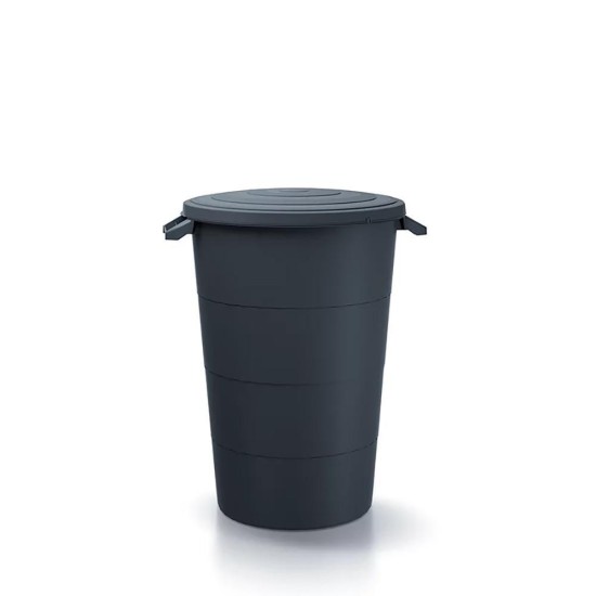 Κάδος απορριμάτων KEDEN μαύρος 120L Υ67x Φ 69,6εκ. Κάδος απορριμάτων KEDEN μαύρος 120L Υ67x Φ 69,6εκ.