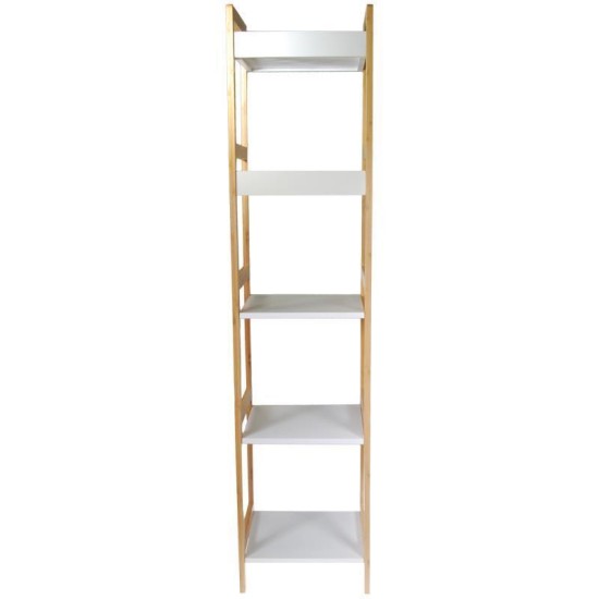 Ραφιέρα ξύλινη Nextdeco με 5 ράφια Υ127.5x29,5x29εκ. Ραφιέρα ξύλινη Nextdeco με 5 ράφια Υ127.5x29,5x29εκ.